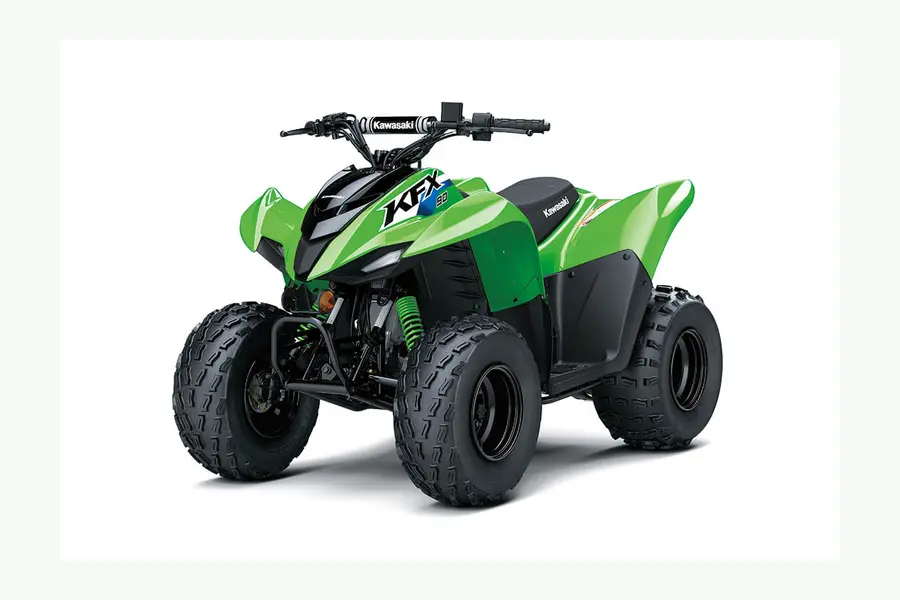 Kawasaki KFX90, fotografía oficial de Kawasaki