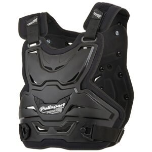 Protector de pecho -Phantom Lite Polisport negro para adultos