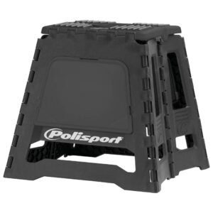 Soporte para motocicletas - Caballete plegable negro