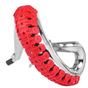 Protector de escape Polisport rojo