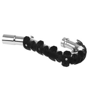 Protector de colector de escape preto (40 cm / 15.7 in) Polisport
