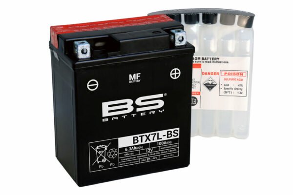 Batería BS BATTERY BTX7L-BS kawasaki kfx 450