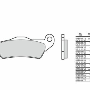 Pastillas de freno DELANTERAS sinterizadas Brembo GAS-GAS WILD 300 03-06 450 03-08