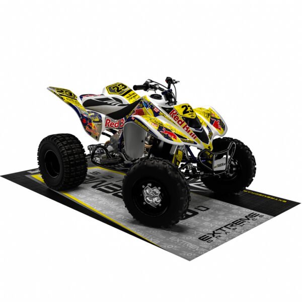 Adhesivos Quad Suzuki LTZ 400 RedBull blanco