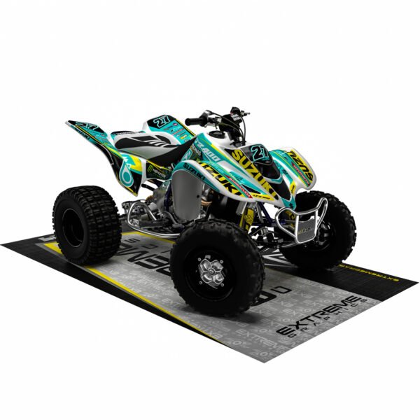 Adhesivos Quad Suzuki LTZ 400 PETRONAS AMARILLO - Imagen 2