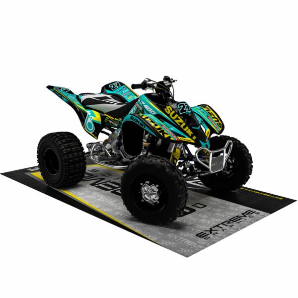 Adhesivos Quad Suzuki LTZ 400 PETRONAS AMARILLO - Imagen 3