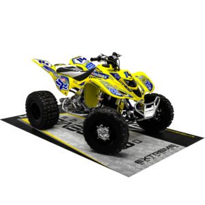 Adhesivos Quad Suzuki LTZ 400 3 amarillo-azul