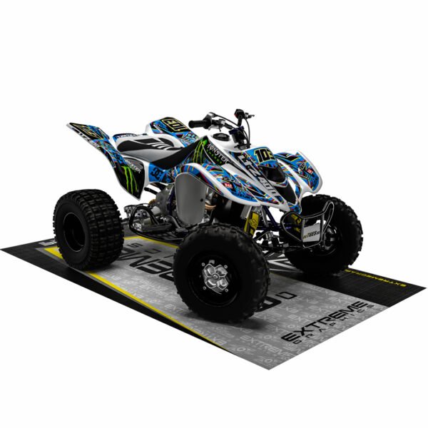 Adhesivos Quad Suzuki LTZ 400 MONSTER AZUL - Imagen 2