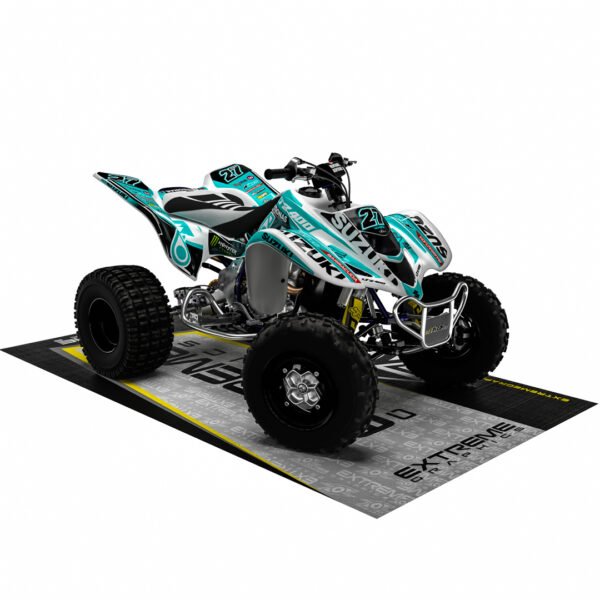 Adhesivos Quad Suzuki LTZ 400 PETRONAS BLANCO