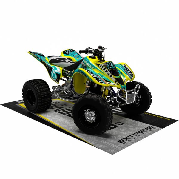 Adhesivos Quad Suzuki LTZ 400 PETRONAS BLANCO - Imagen 2