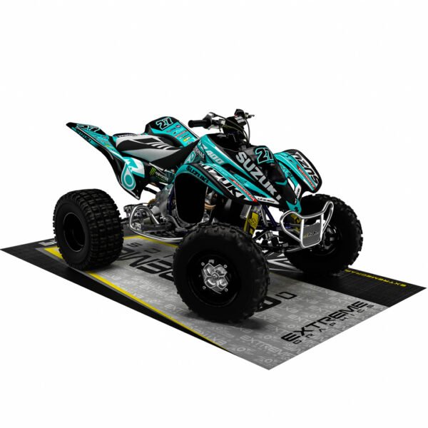 Adhesivos Quad Suzuki LTZ 400 PETRONAS BLANCO - Imagen 3