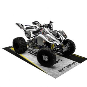 Adhesivos Quad Suzuki LTZ 400 Clown Blanco