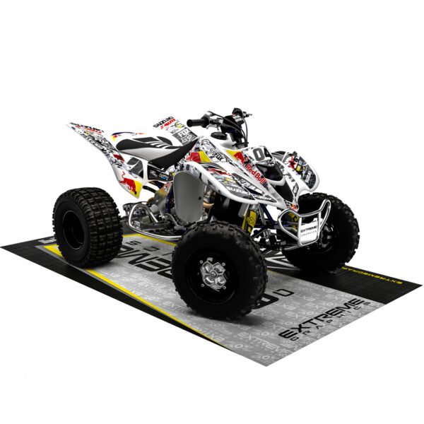 Adhesivos Quad Suzuki LTZ 400 Diseño Camuflaje Blanco