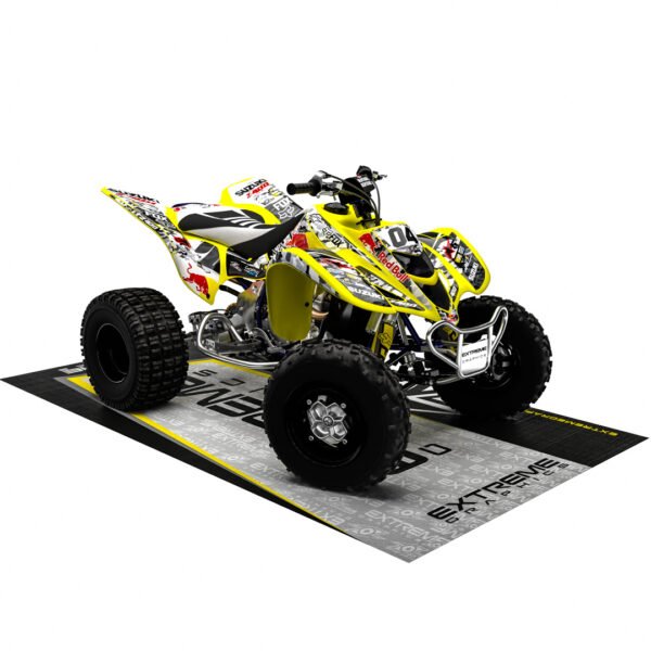 Adhesivos Quad Suzuki LTZ 400 Diseño Camuflaje Blanco - Imagen 2