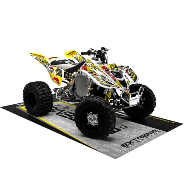 Adhesivos Quad Suzuki LTZ 400 Diseño Camuflaje Amarillo - Imagen 2