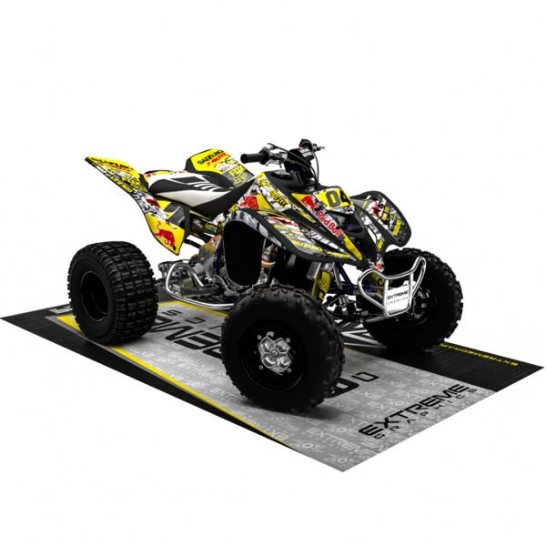 Adhesivos Quad Suzuki LTZ 400 Diseño Camuflaje Amarillo - Imagen 3