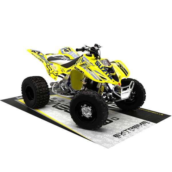 Adhesivos Quad Suzuki LTZ 400 Fox 1 Azul - Imagen 3