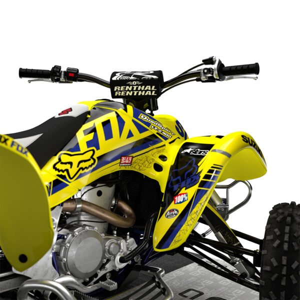 Adhesivos Quad Suzuki LTZ 400 Fox 1 Azul - Imagen 4