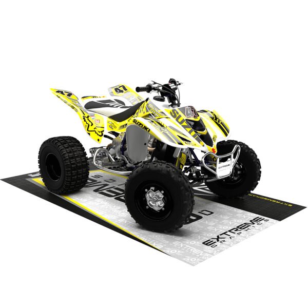 Adhesivos Quad Suzuki LTZ 400 Fox 2 Gris - Imagen 2