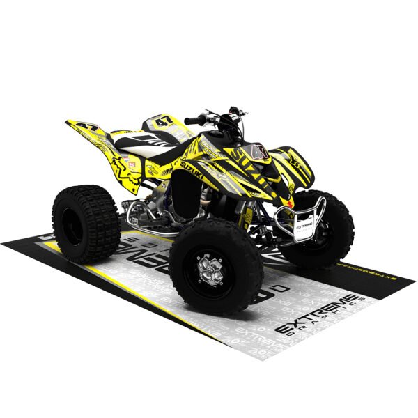 Adhesivos Quad Suzuki LTZ 400 Fox 2 Gris - Imagen 3