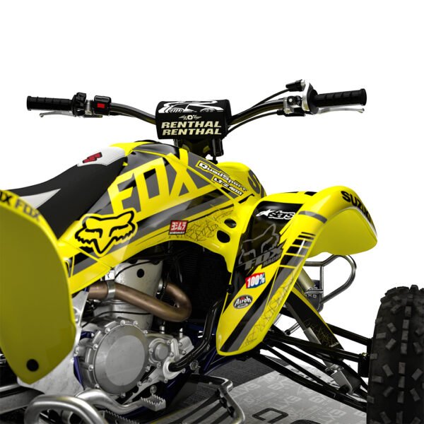 Adhesivos Quad Suzuki LTZ 400 Fox 2 Gris - Imagen 4