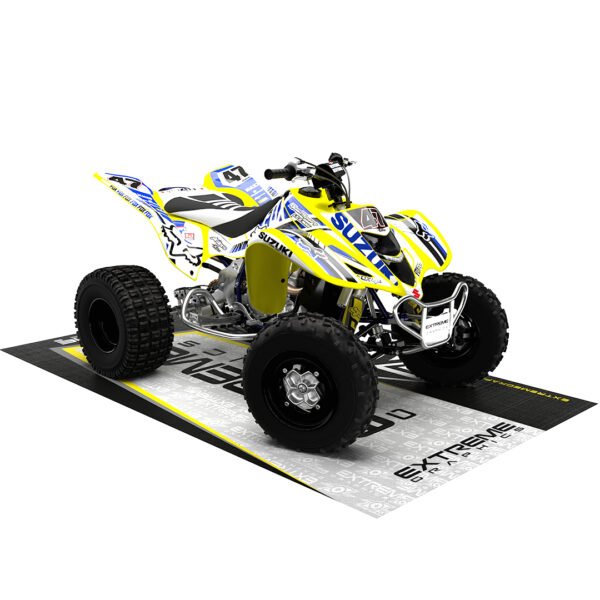 Adhesivos Quad Suzuki LTZ 400 Fox 4 Azul - Imagen 2