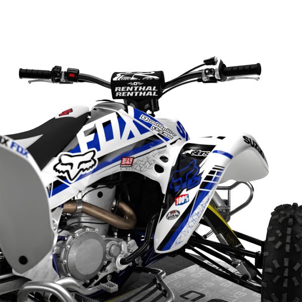 Adhesivos Quad Suzuki LTZ 400 Fox 4 Azul - Imagen 4