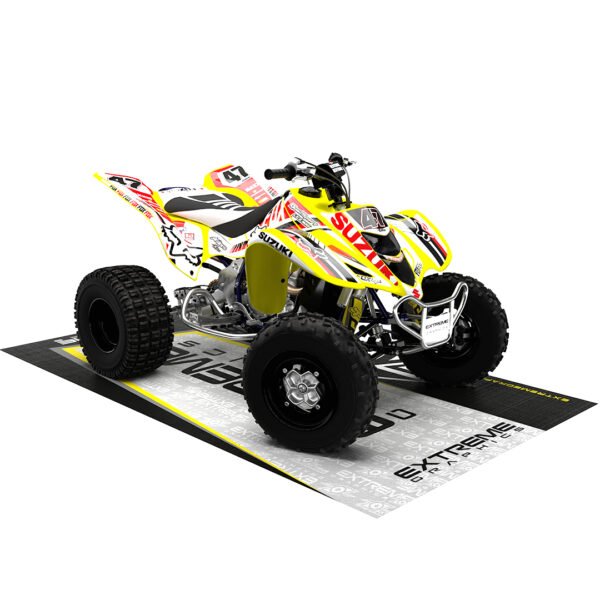 Adhesivos Quad Suzuki LTZ 400 Fox 6 Rojo - Imagen 2