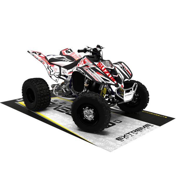 Adhesivos Quad Suzuki LTZ 400 Fox 6 Rojo - Imagen 3