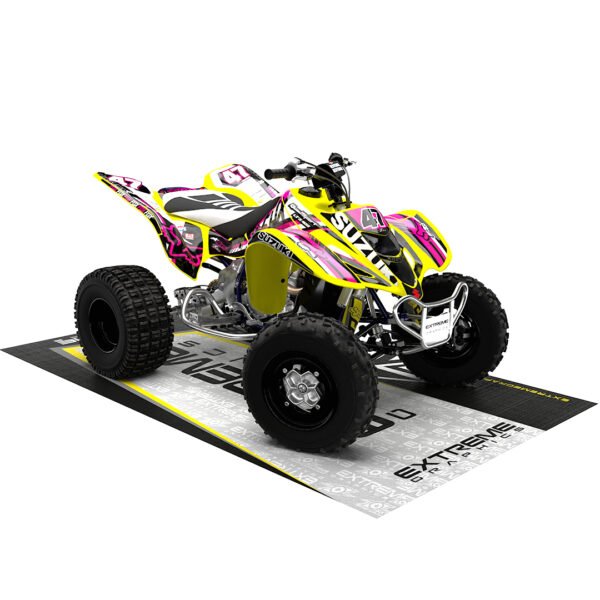 Adhesivos Quad Suzuki LTZ 400 Fox 9 Rosa - Imagen 2