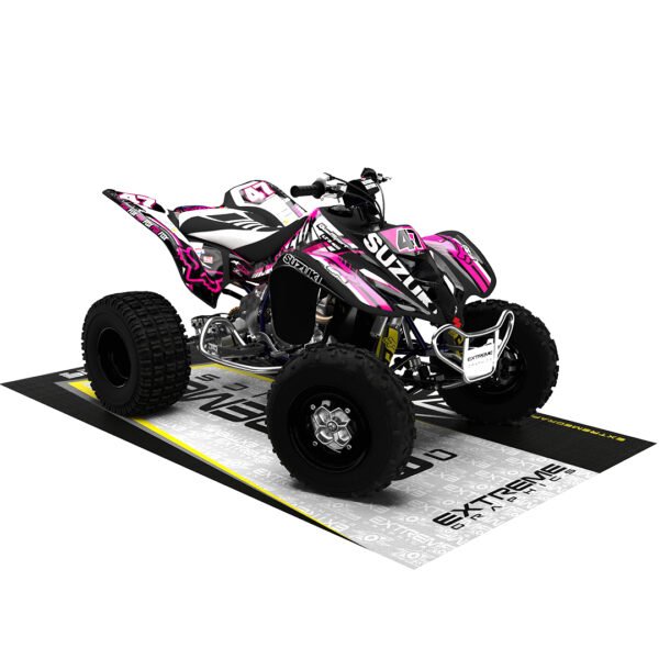 Adhesivos Quad Suzuki LTZ 400 Fox 9 Rosa - Imagen 3