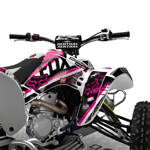 Adhesivos Quad Suzuki LTZ 400 Fox 9 Rosa - Imagen 4