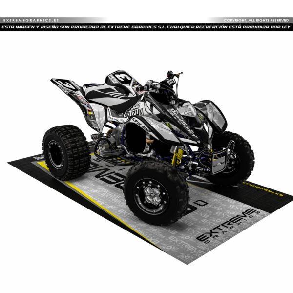 Adhesivos Quad Suzuki LTZ 400 Diablo Blanco - Imagen 3