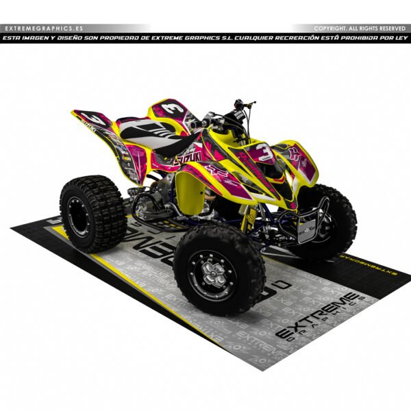 Adhesivos Quad Suzuki LTZ 400 Diablo Rosa - Imagen 2