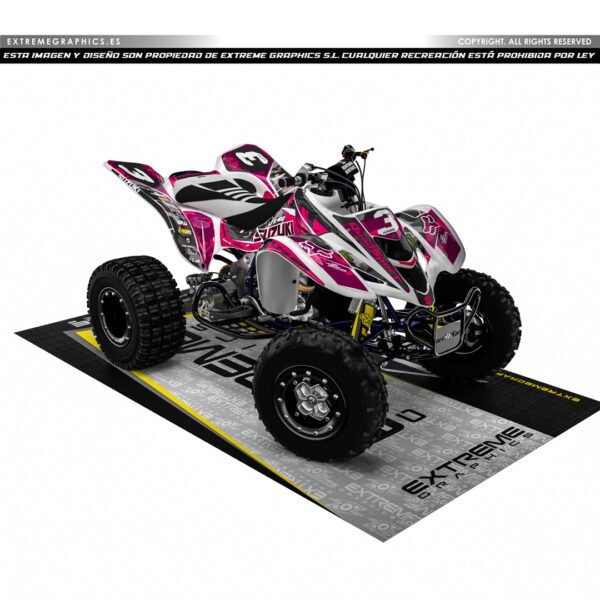 Adhesivos Quad Suzuki LTZ 400 Diablo Rosa - Imagen 3