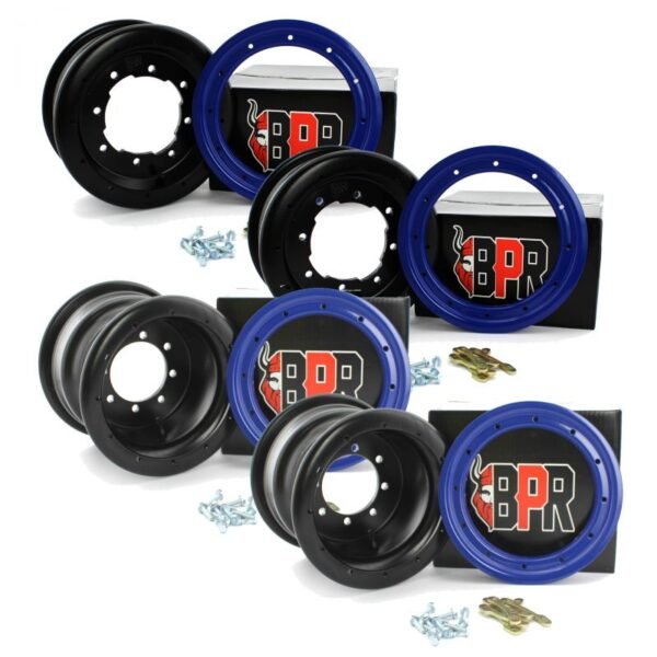 Pack llantas BPR 2x10" 2x9" beadlock aluminio - Imagen 3