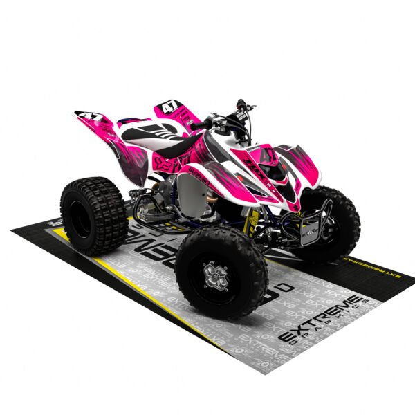 Adhesivos Quad Suzuki LTZ 400 Carbono Rosa - Imagen 2