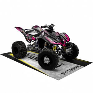 Adhesivos Quad Suzuki LTZ 400 Dark Rosa