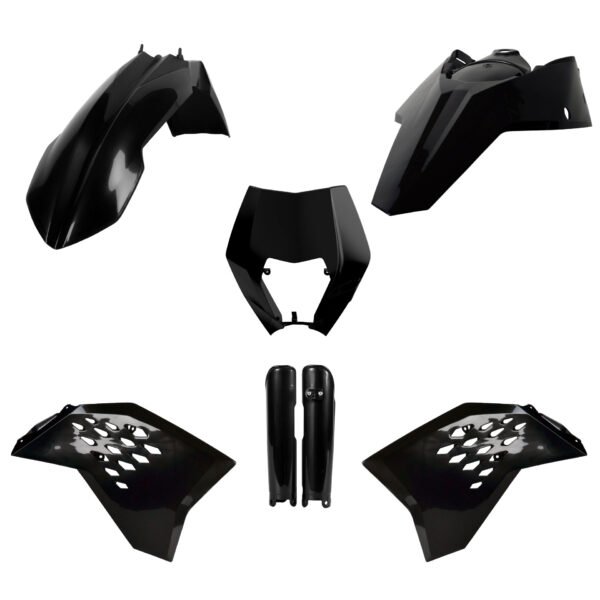 kit de plasticos completo polisport KTM 2008-2011 negro