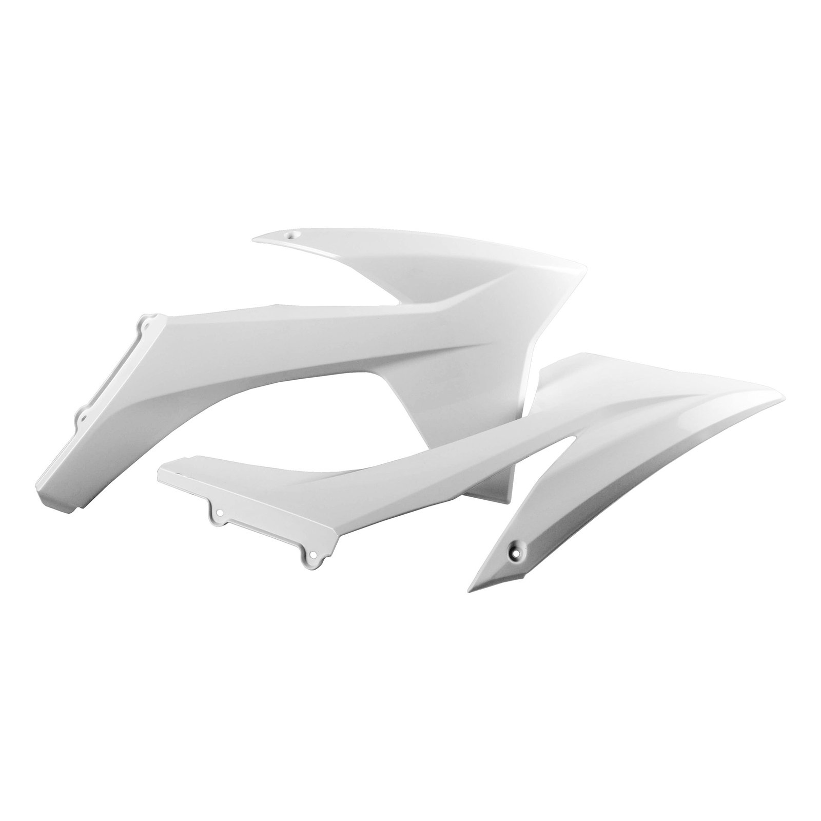KTM - Tapas de radiador KTM SX/SX - F/XC/XC - F(11 - 12)EXC/EXCF(12 - 13) WK - Blanco