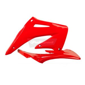 HONDA - Tapas de radiador Honda CRF450R(02 - 04) Color OEM - Rojo