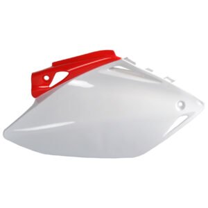 HONDA - Tapas laterales Honda CRF450R(07 - 08) Color OEM - Rojo/Blanco