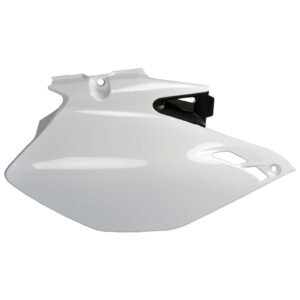 YAMAHA - Tapas laterales Yamaha WR250F(07 - 14)WR450F(07 - 11) OEM - Negro/Blanco