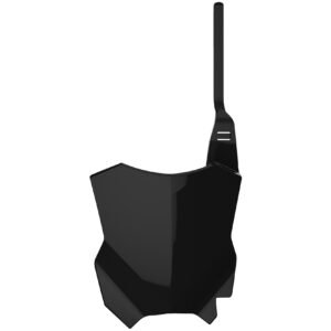 KAWASAKI - Careta delantera portanúmeros KX450F(16 - >) KX250F(17 - >) Negro - Negro