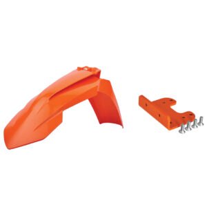 Kit Guardabarros delantero ktm(17)+adapter SX(07 - 12) EXC(08 - 13) - Naranja