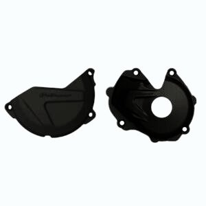 Kit Protección De Tapas De Motor Protector KX450F (16 - 18) - Negro
