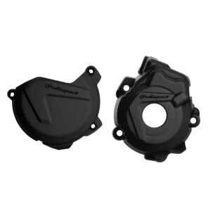 Kit Protección De Tapas De Motor prot. KTM SXF/XCF HUSQ FC 250/350 (13 - 15) - Negro