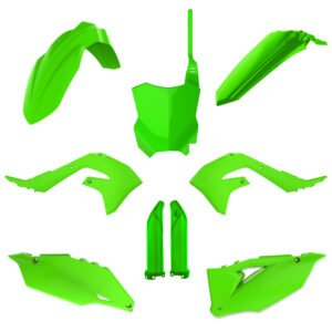 KAWASAKI - Kit de Plasticos Kawasaki KX450F (19 - >) KX250F(21 - >) - LIME Verde