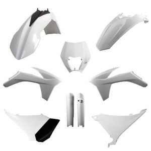 KTM - Kit de plásticos completo KTM EXC/EXC - F/XC - W/XC - FW(12 - 13) - Blanco KTM