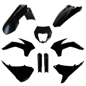 KTM - Kit de plásticos completo KTM EXC/EXC - F/XC - W/XC - FW(14 - 15) - Negro